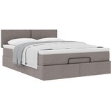  s otomancem i madracem, taupe boja, 140x190 cm, tkanina | shoptok.hr