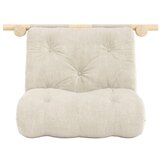 Karup Design Kremno bel fotelj iz rebrastega žameta Hooked – | Shoptok.si