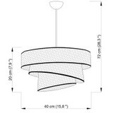 Opviq couper hazeran - cream, silver creamsilver chandelier | ePonuda.com