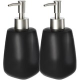KADAX Dozirnik tekočega mila 400 ml črne barve, keramika, 2 kosa, (5000353896) Cene