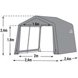 ShelterLogic - Skladišni šator - 5 76m² - 240x240cm | BRANDED IN THE USA | shoptok.hr