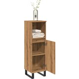 Maison Chic Kopalniška omarica - Kopalniški kabinet artisan hrast 30x30x100 cm inženirski les, (21794646) | Shoptok.si