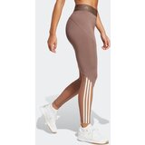 Adidas Športne hlače 'Hyperglam' čokolada / bela | Shoptok.si