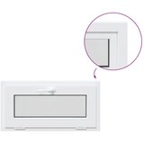  Unutarnja boja prozora u podrumu bijela RISOR 85 x 40 cm - Bijela 85 x 40 cm s trostrukim staklenjem | shoptok.hr