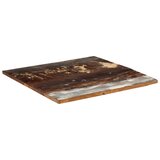  Četvrtasta stolna ploča 80x80 cm 25 - 27 mm od obnovljenog drva | shoptok.hr