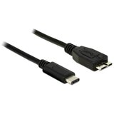 Delock USB 3.0 [1x moški konektor USB-C - 1x USB 3.2 gen. 1 vtič mikro B (USB 3.0)] 1 m črna USB kabel USB 3.2 gen. 1 (USB 3.0) USB-C vtič, USB, (20416031) | Shoptok.si