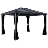  SOJAG - Aluminijski paviljon s tvrdim krovom »Ventura« - 296x423x261 cm - 12 52 m² | shoptok.hr