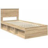  Krevetna konstrukcija s uzglavljem Sonoma hrast 75 x 190 cm | Eponuda.ba