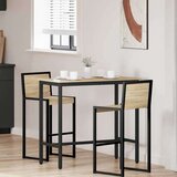  Stol Sonoma hrast 100 x 50 x 90 5 cm Inženjerska drva i čelik | shoptok.hr
