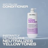 Goldwell Dualsenses Blondes & Highlights Anti-Yellow Conditioner regenerator neutralizirajući žuti tonovi 1000 ml | shoptok.hr