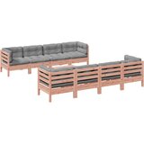  9-dijelni set vrtnih sofa s jastucima masivno drvo duglazije | shoptok.hr