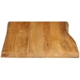 Stolna ploča 90x60x2,5 cm od masivnog drva manga sa živim rubom | shoptok.hr