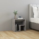  Noćni ormarići 2 kom boja betona 40x30x40 cm konstruirano drvo | shoptok.hr