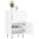  Komode 2 kom sjajne bijele 40 x 35 x 70 cm konstruirano drvo | Eponuda.com