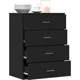 vidaXL Komoda crna 60x39x80 cm od konstruiranog drva | shoptok.hr