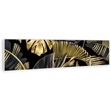 Klarstein Wonderwall Air Art Smart, infracrveni grijač, crni cvijet, 120 x 30 cm, 350 W | shoptok.hr