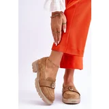 Kesi Elegant loafers dark beige suede Laverne
