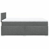  Krevet s oprugama i madracem tamnosivi 120 x 200 cm od tkanine | shoptok.hr