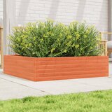 Vrtna sadilica voštano smeđe boje 90x90x23 cm od borovine | shoptok.hr