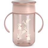 Suavinex Wonderland 360&amp;deg; Trainer Cup otro&amp;scaron;ki lonček z ročaji Pink 12m+ 340 ml Slike