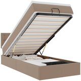  Otomanski krevet s madracem cappuccina 90x190cm umjetna koža | shoptok.hr
