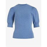 Vila Blue Women's Ribbed T-Shirt Felia - Ladies | shoptok.hr