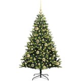 vidaXL Umjetno rasklopivo božićno drvce 150 LED-a Zelena 120 cm | shoptok.hr