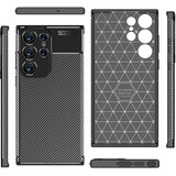 Techsuit CarbonFiber maska za Samsung Galaxy S23 Ultra – crna | shoptok.hr