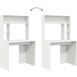 vidaXL Stol s policom Bijelo 91 x 50 x 149 cm Konstruirano drvo | shoptok.hr
