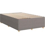  Krevet s oprugama i madracem smeđesivi 120 x 200 cm od tkanine | shoptok.hr