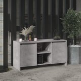 The Living Store TV omarica betonsko siva 102x37,5x52,5 cm iverna plošča - TV Omarica, (21376611) Cene