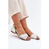 Maciejka Leather Flat Sandals | Shoptok.si