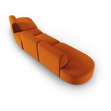 Milo Casa Žametna sedežna garnitura v barvi terakote desni kot 428 cm Paolo – | Shoptok.si