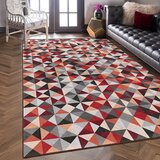 Mila Home rdeča/siva pralna preproga 160x230 cm ignite – | Shoptok.si