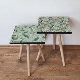 Hanah home 2Shp471 - green greenorangegrey nesting table (2 pieces) | ePonuda.com