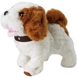  Battery-operated Plush Dog White in Brown Patched Accessories Sound | shoptok.hr
