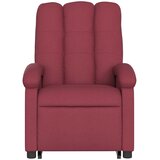  Električni naslonjač na podizanje od tkanine boja vina | shoptok.hr