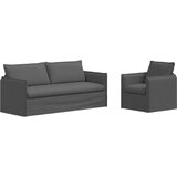 SOFA 180cm 2 pcs Tamno siva Metal | shoptok.hr