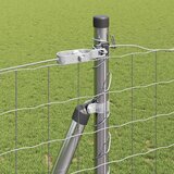  Vanjski Euro Ograda s Betonskom Podlogom 10 x 1,5 m Srebrna | shoptok.hr
