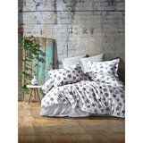  Fleur Ranforce Posteljina XXL u Beloj, Sivoj i Tamnoplavoj Boji | ePonuda.com