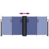  Uvlačiva bočna tenda 100 x 1000 cm plava | shoptok.hr