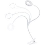 solight WO66-W -LED prigušiva stona lampa sa klipsom LED/8W/230V 3000/4000/5000K bela | Eponuda.com
