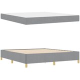  Krevetna konstrukcija Svijetlo siva 180 x 200 cm tkanina | shoptok.hr