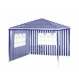  tenda paviljon garden star sa stranicama 3x3m plavo beli Cene