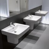 Laufen H8189520001041 Pro 60 x 48 cm pravokotni stenski keramični umivalnik z odprtino za armaturo | Shoptok.si
