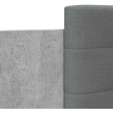  Okvir kreveta s uzglavljem Betonska siva 80 x 200 cm | Eponuda.com