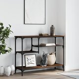  Konzolni stol s policama boja smeđeg hrasta 100 x 35 x 75 cm | Eponuda.ba