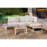 Amatio LOUNGE GARNITURA tkanina akacija masivno aluminij | Shoptok.si