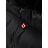 Ombre Men's long quilted jacket with large pockets - beige | shoptok.hr