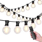 Modern Home Vrtni svjetlosni lanac girlanda 25 × LED, 15 m, 9 načina rada, vanjska rasvjeta 9 W | shoptok.hr